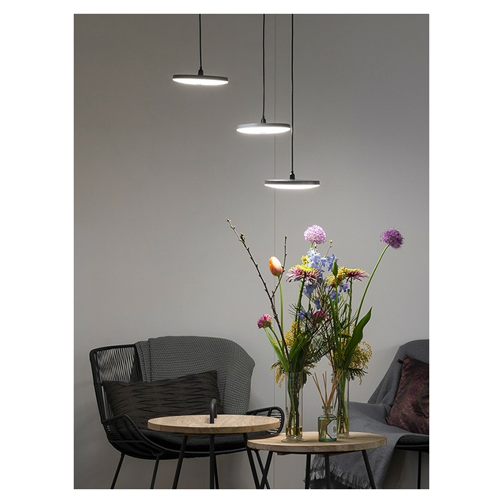 InLite Disc Pendant Black
