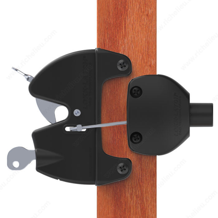 Key-Lockable Gate Latch
