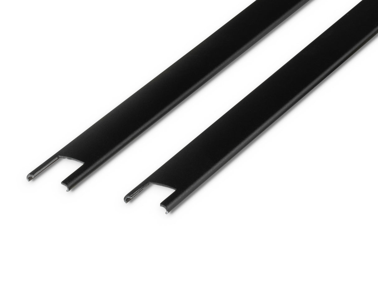 Riel para cables Vista de 42" Cubierta de canal de 4' Negro texturizado