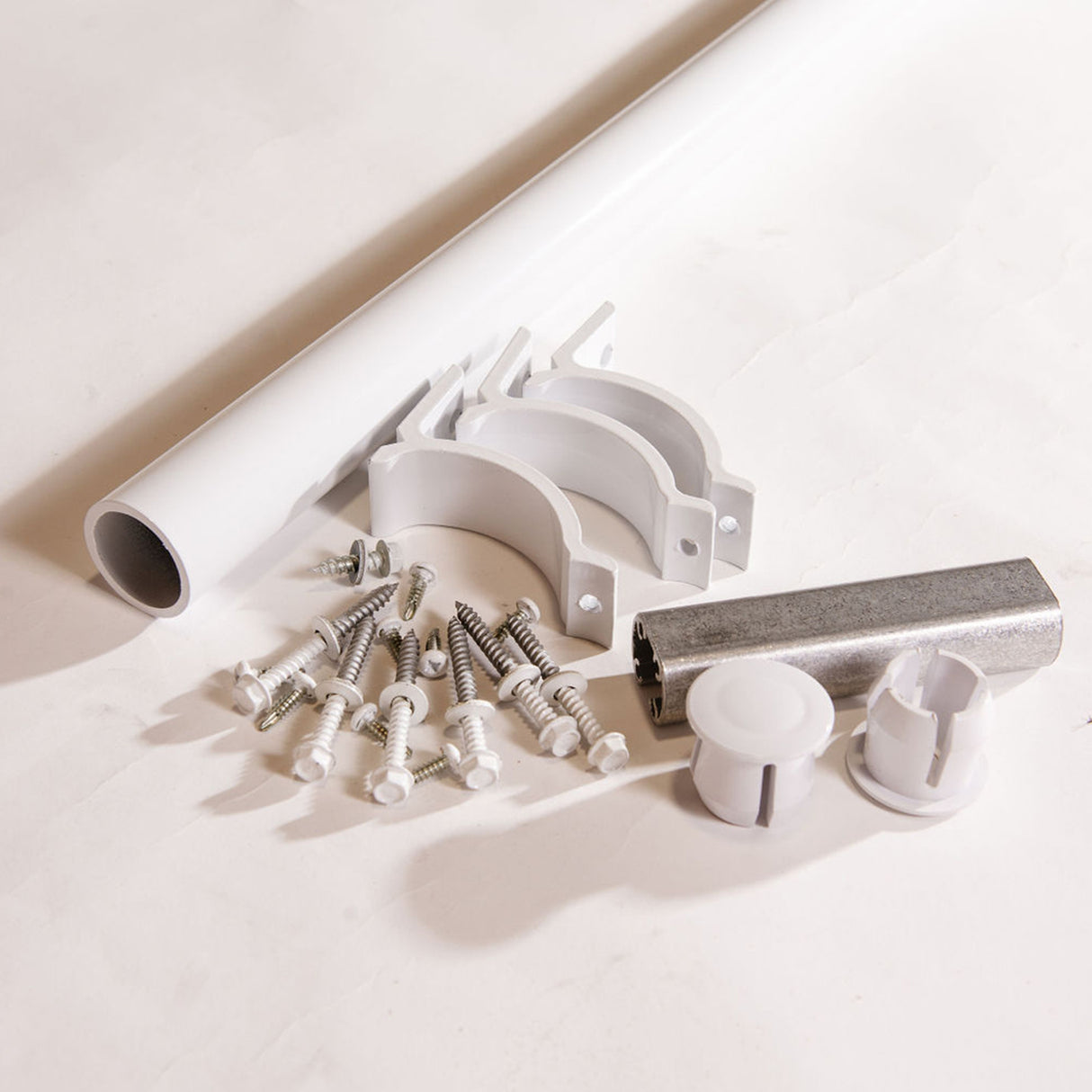 Vista ADA Handrail Hardware Pack White