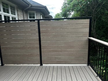 Vista Privacy Wall 6' Top Rail (For Guardrail Application)