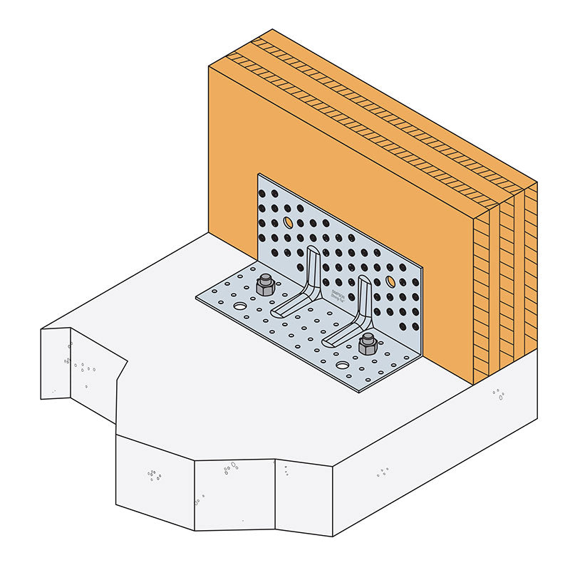 Simpson ABR105 Cross-Laminated Timber Angle Bracket