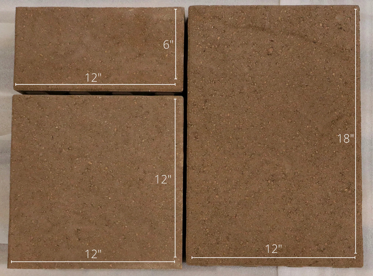 Adoquines Keystone Red River de 12" x