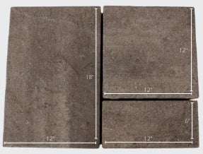 Adoquines Keystone Red River de 12" x