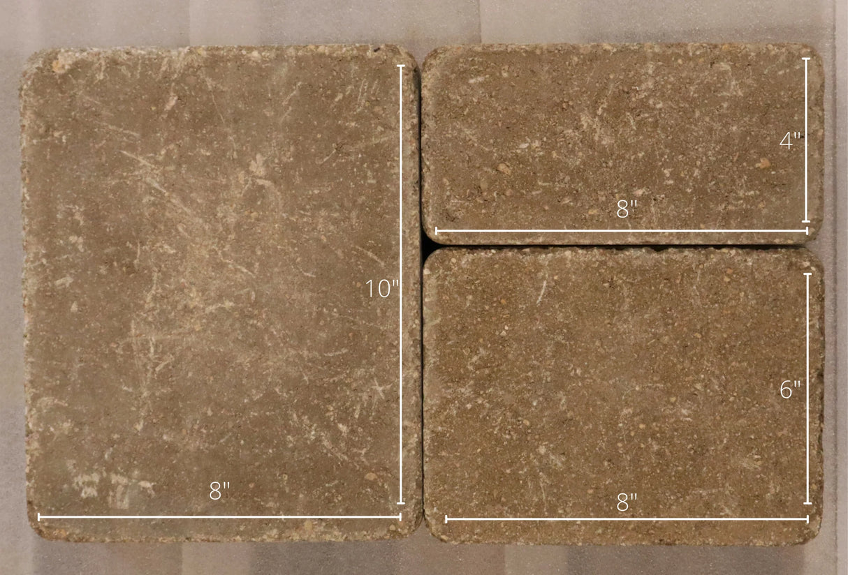 Adoquines romanos Keystone de 8" x