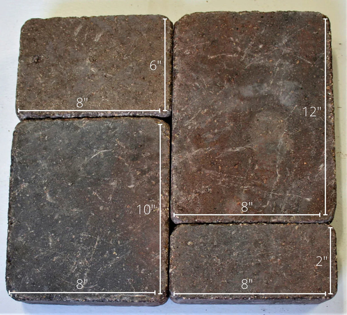 Pavé romain Keystone 8" x