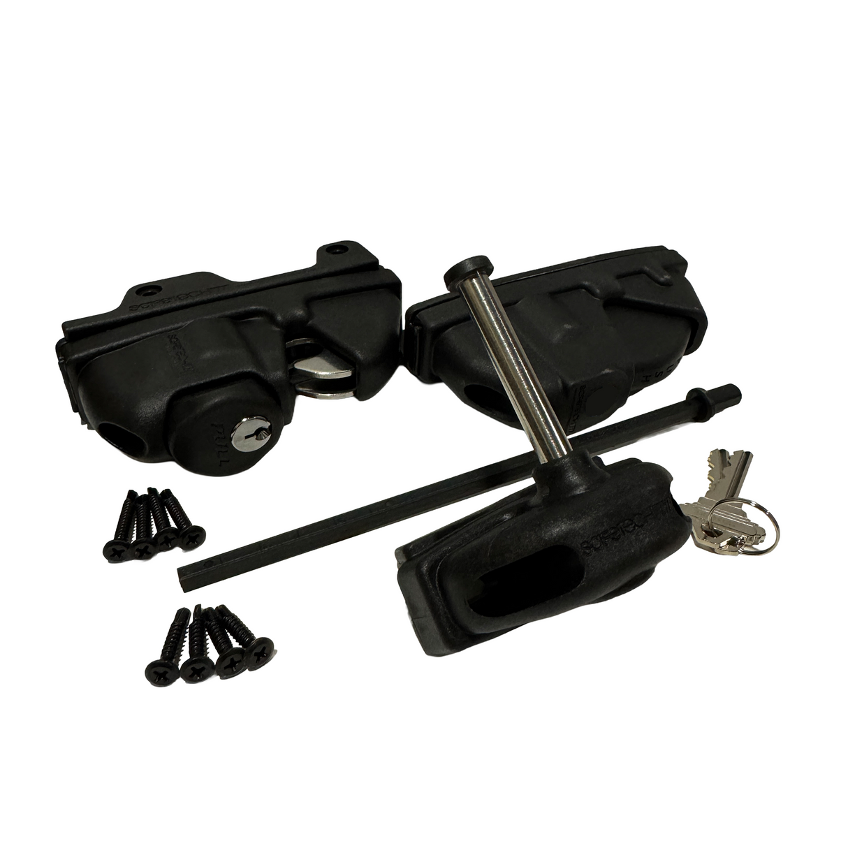 Sunbelly Gate Latch & Hinge Set