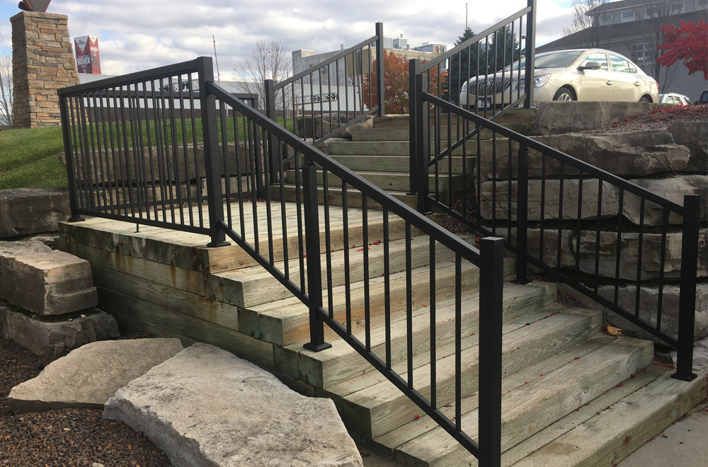 Vista Textured Grey Bottom Stair Post 42"