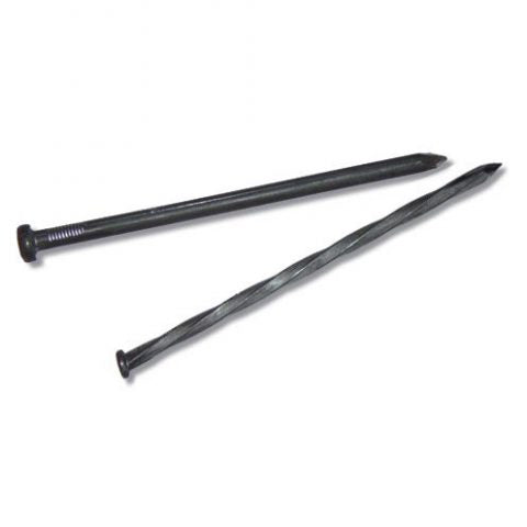 8-inch galvanized landscape timber spike for securing landscaping materials