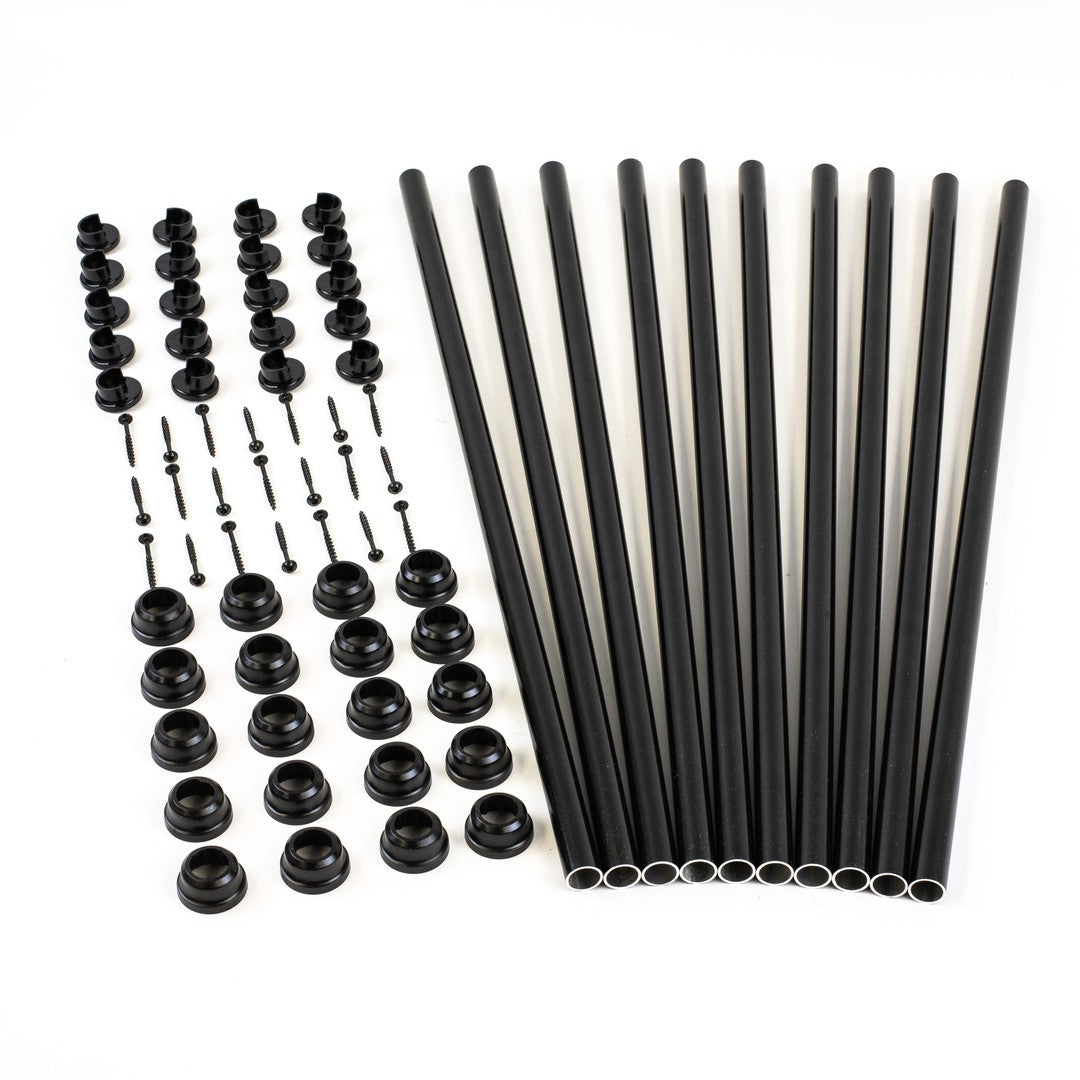 Titan Snap n Lock Balusters 10-pk Round 31" Black Aluminum