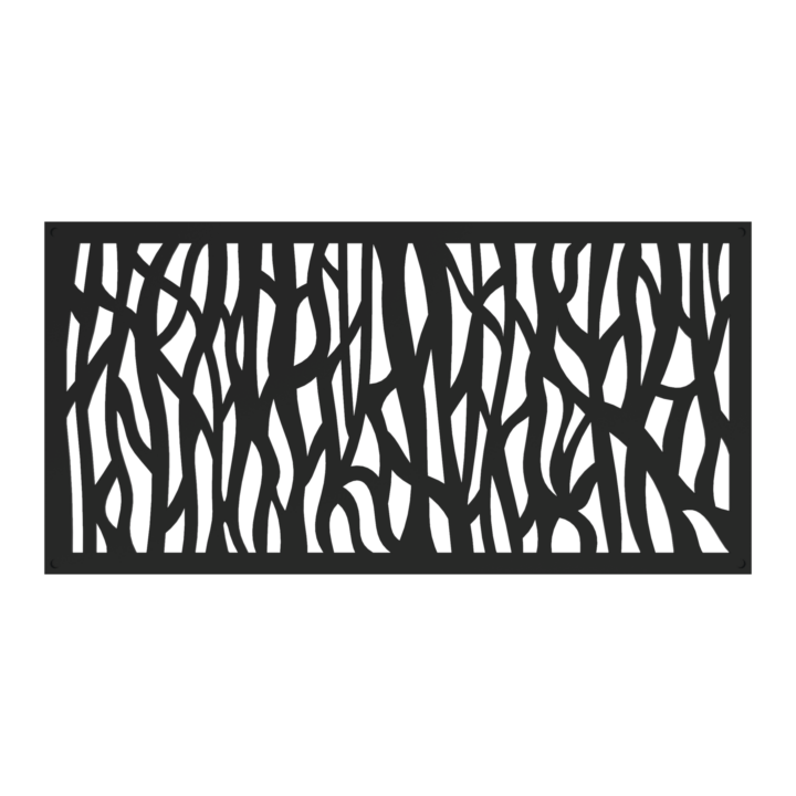 Panel de pantalla decorativo con pasador