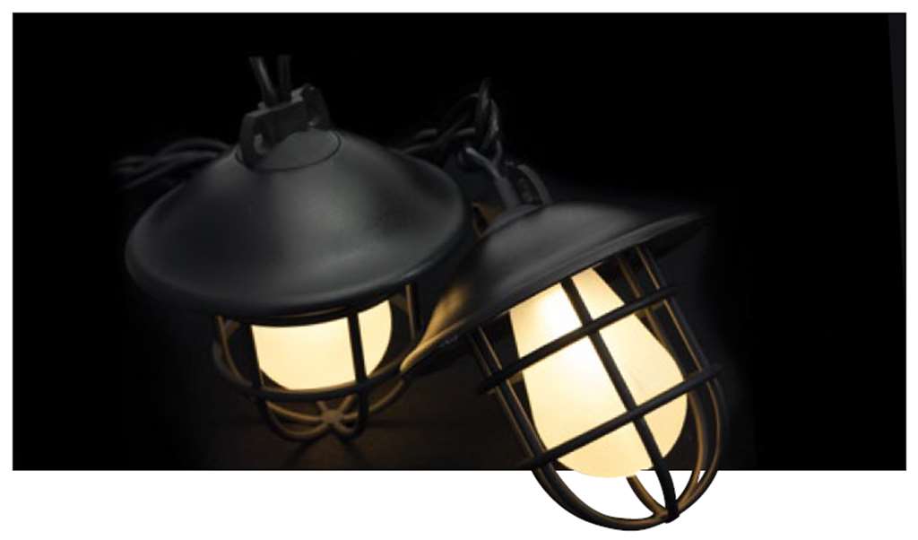 MyPatio 10' LED Patio Lights 10-light - Cafe - The Ultimate Deck Shop