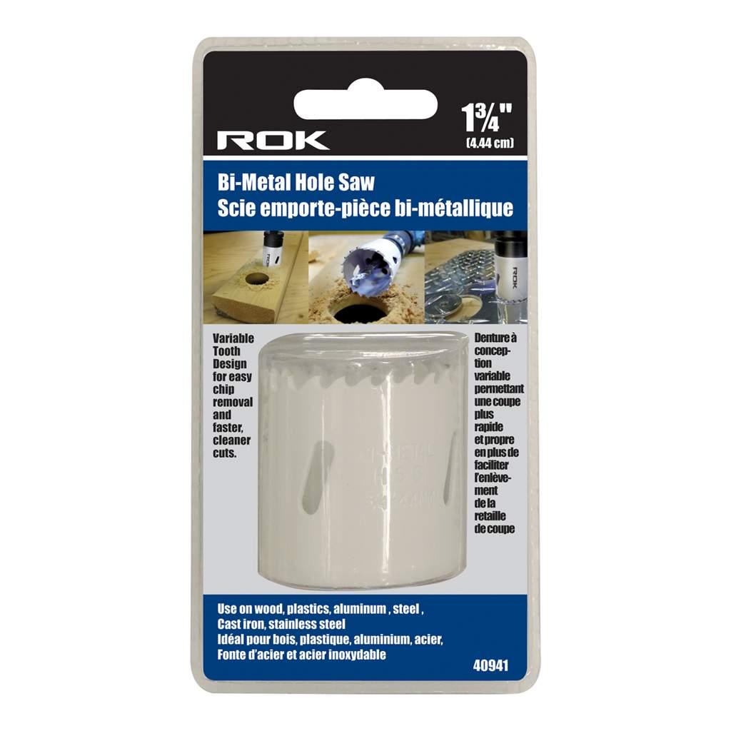 ROK Hole Saw Bi-Metal 1 3/4-inch - The Ultimate Deck Shop