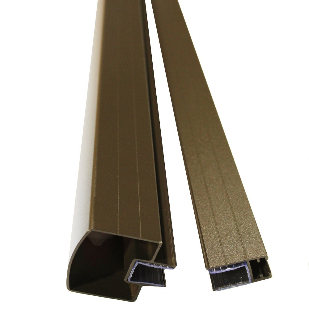 Vista Bronze Top & Bottom Rail 7' - The Ultimate Deck Shop