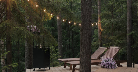 Which outdoor lighting brand should I choose if I want my deck, stairs, and pathway lighting to all work together?