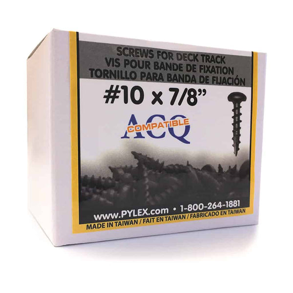 Tornillos para cubierta Pylex #10 x 7/8" (300 piezas)