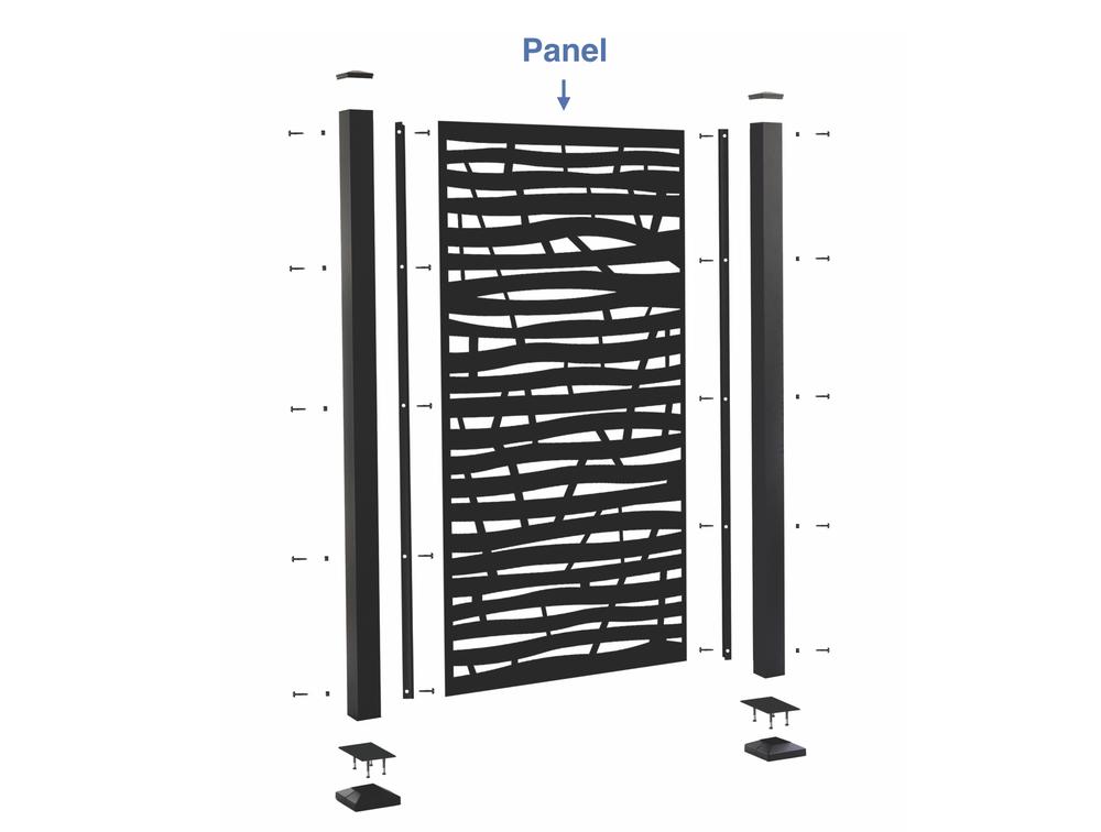 Oasis Privacy Screens Post Only