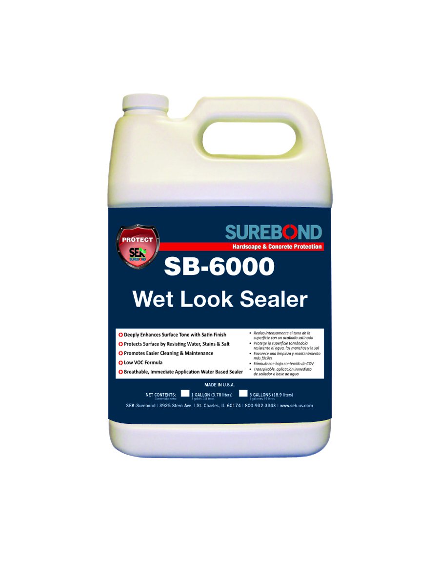 SB-6000 Wet look Natural Water Based Sealer 1G