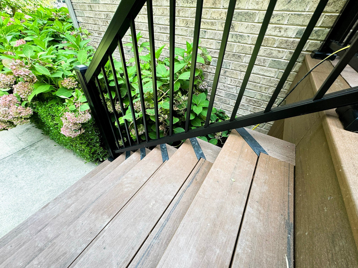 GapCap TopCap installed on a finished composite deck
