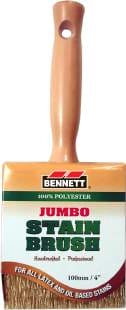 Cepillo para manchas de poliéster Jumbo Bennett de 4"