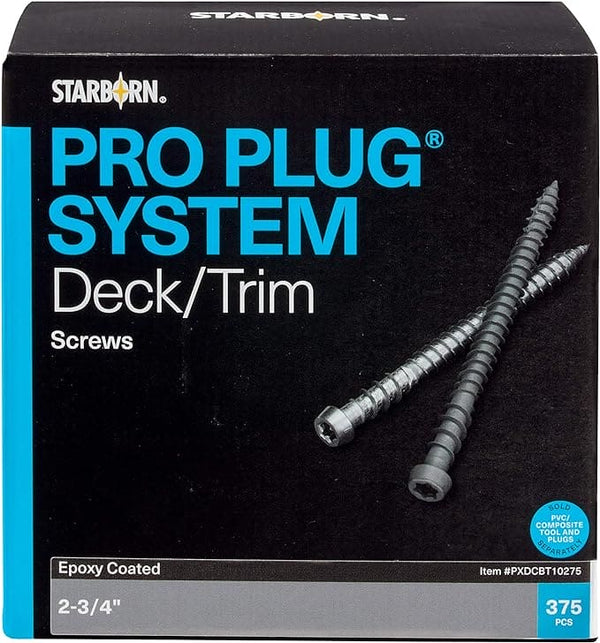 Starborn Pro Plug 2-3/4" Epoxy Coated Screws