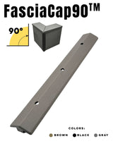 GapCap FasciaCap 90 deck gap cover in Gray