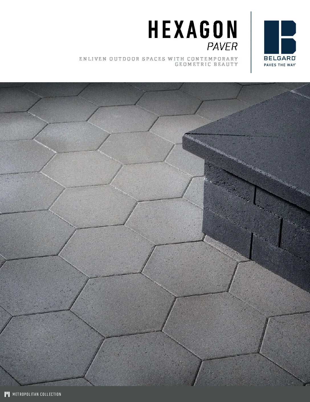 Belgard Hexagon Scandina Grey EACH