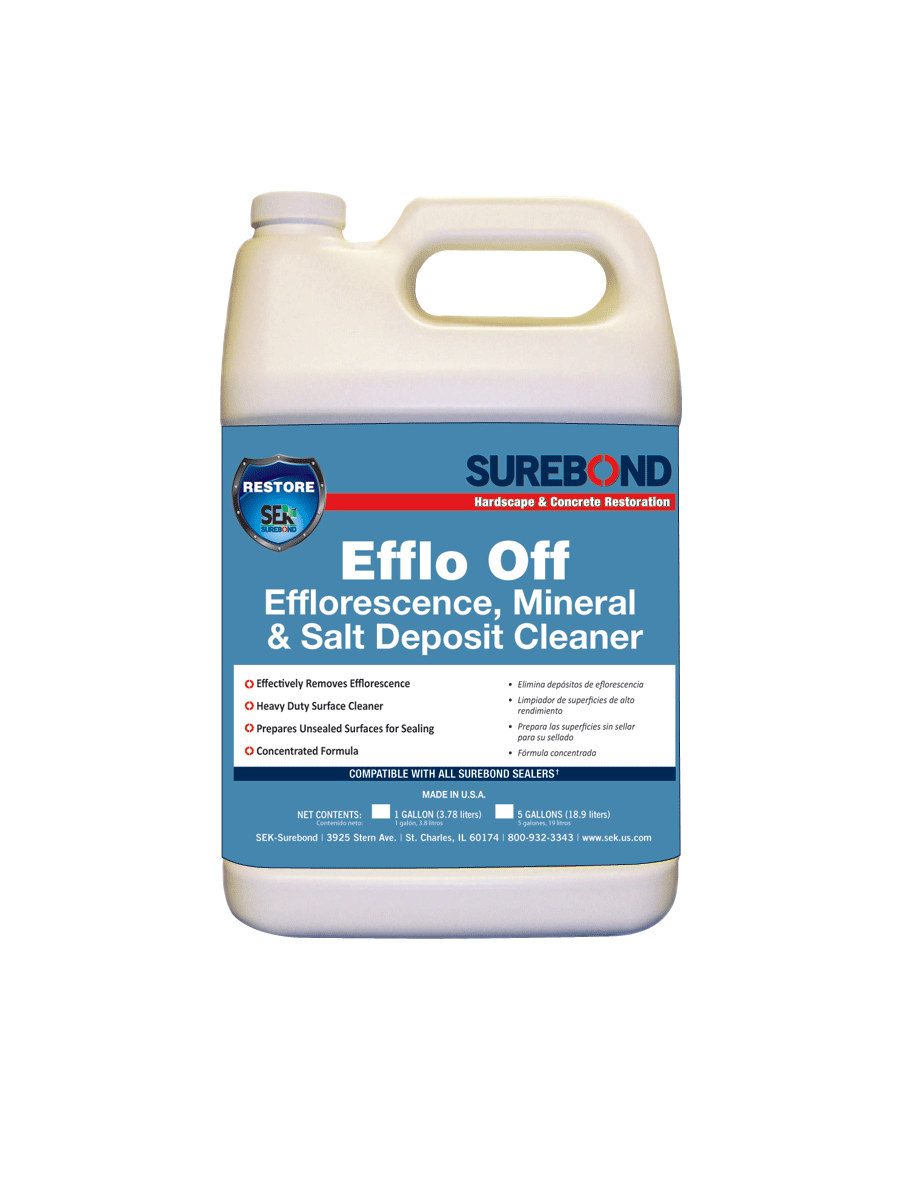 Efflo Off-Efflorescence, Mineral & Salt Deposit Cleaner 1G