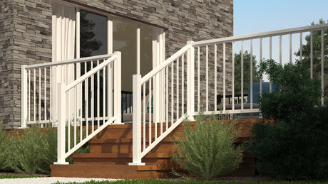 Kool-Ray Pillar stair post in White