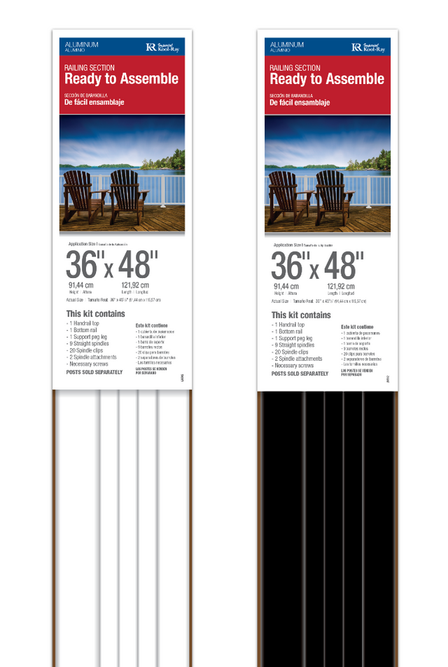 Kool-Ray Pillar mounting post in retail packaging