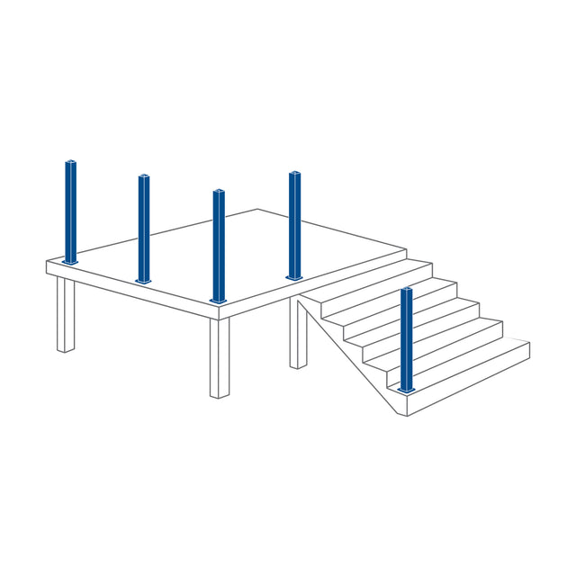 Kool-Ray Pillar spindle jig holding spindles at correct spacing during install