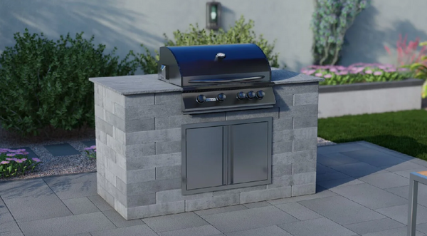 Belgard Melville Grill Island NG Scandina Gris / Medianoche