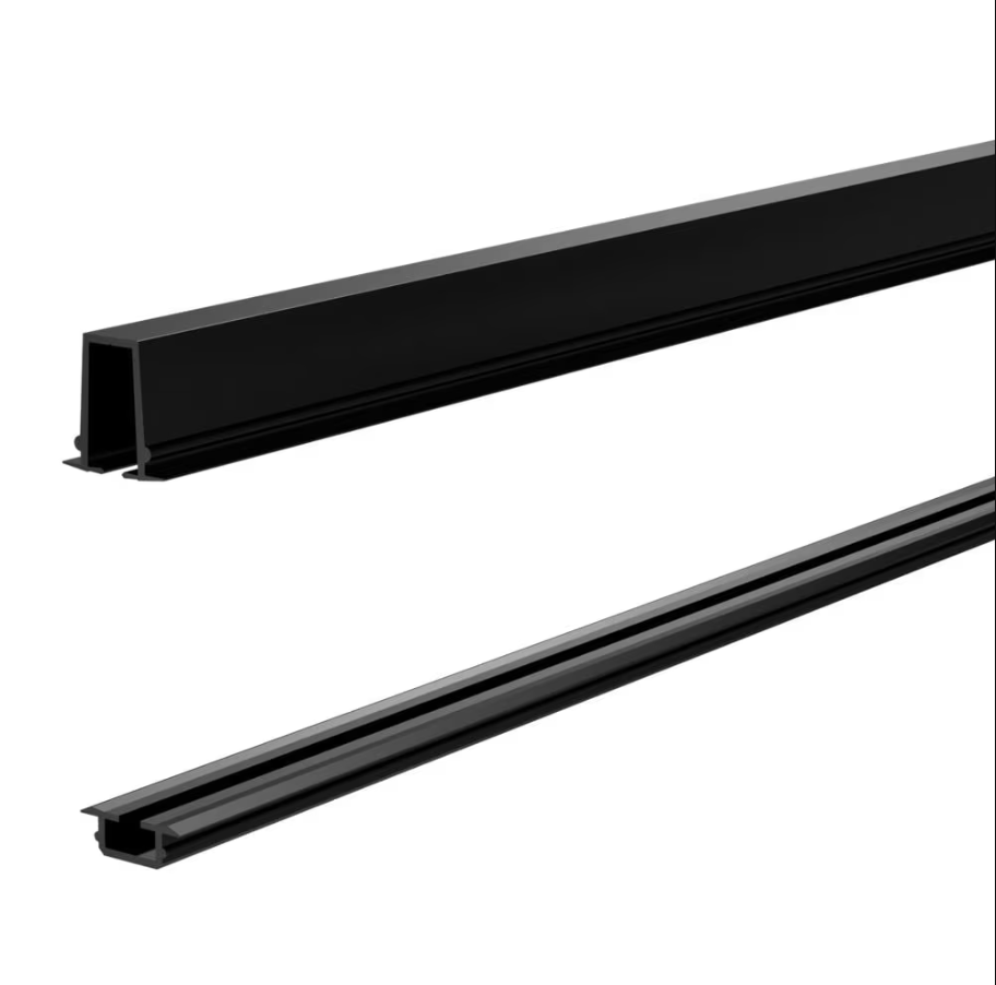 Vista Black 6' Glass Glazing Gasket Package | TUDS – The Ultimate Deck Shop
