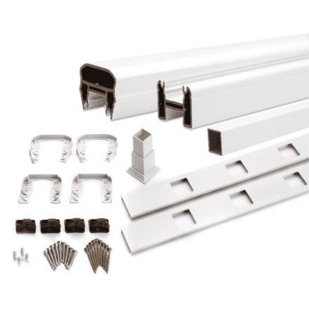 Trex Transcend Complete Rail & Square Baluster Kit 6' x 42" Horizontal White