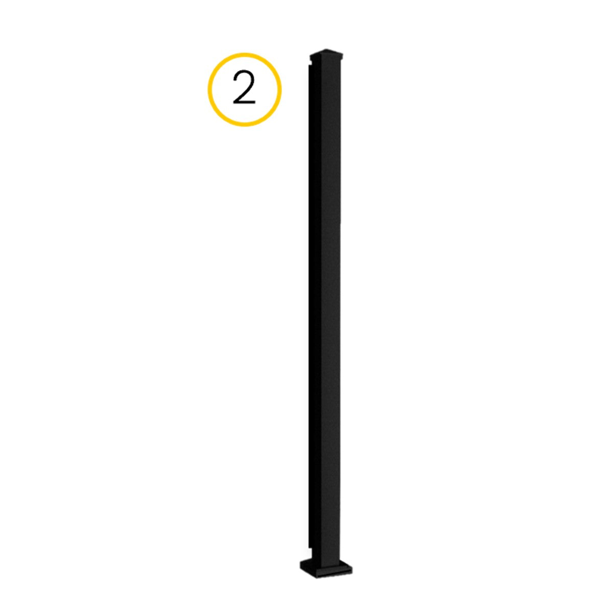 Sunbelly Privacy Screen L Bracket Set  68" (2pc)