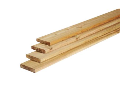 8-foot 6x6 brown pressure-treated S4S lumber for outdoor structural applications