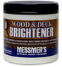 Messmer's Wood and Deck Brightener Part B 16 oz. jar, white crystalline powder concentrate used to neutralize wood and remove dark tannin stains before staining.