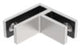 Vista 90 Degree Frameless Glass Panel Clamp