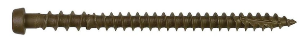 Simpson Deck Drive DCU Composite Screw Brown 05 350ct