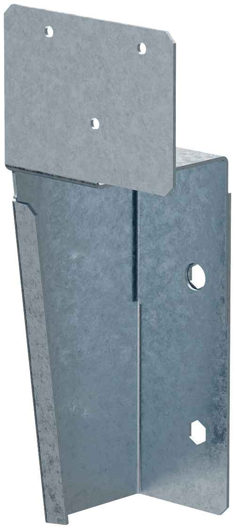 Simpson Strong-Tie DOSCZ-KT1 Deck Offset Support Connector Kit, a ZMAX galvanized bracket designed to attach a deck beam to a concrete wall with a structural 1/2'' standoff gap.