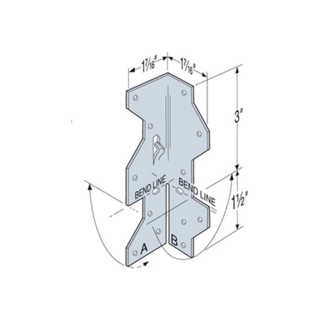 Simpson Strong-Tie A35 multi-purpose dimensions