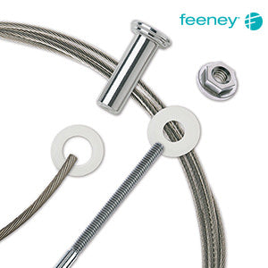 Feeney 1/8" Cable Kit w/Threaded Terminal