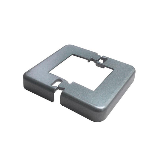 Crystal Rail Base Plate Cover Satin Aluminum - The Ultimate Deck Shop