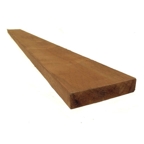 2x8 brown pressure-treated S4S lumber board for outdoor construction projects