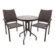 MyPatio Kim 3-piece Bistro Set Steel - The Ultimate Deck Shop