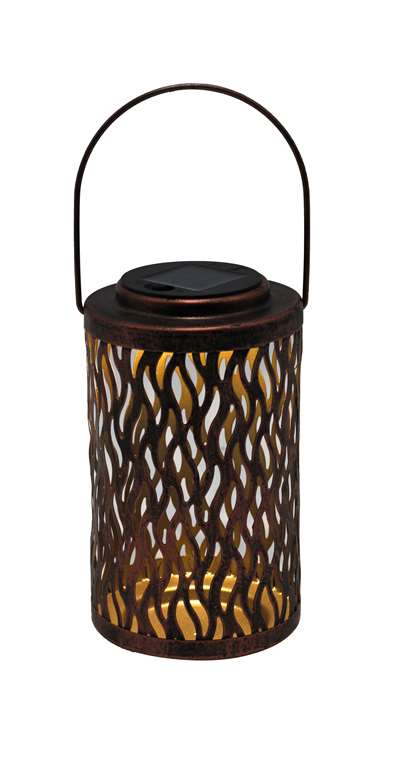 MyPatio Solar Lantern - Wave Pattern - The Ultimate Deck Shop