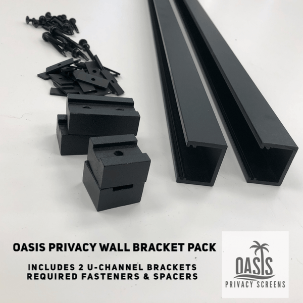 Oasis Privacy Screens U Channel for Slat Wall - The Ultimate Deck Shop