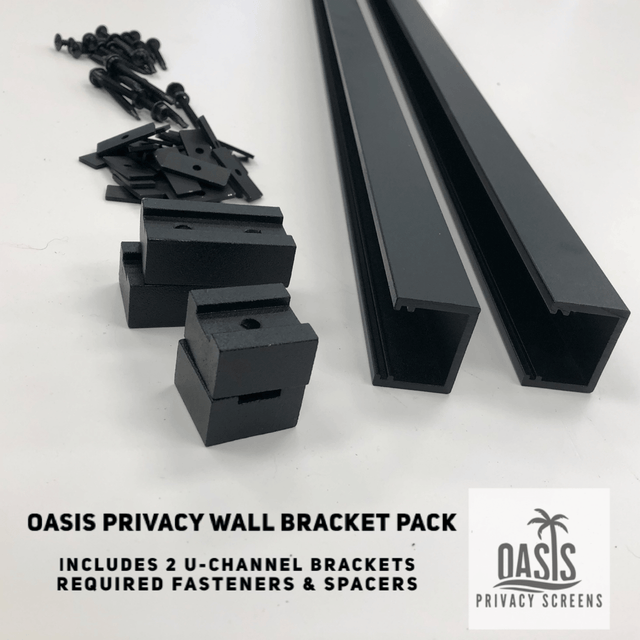 Oasis Privacy Screens U Channel for Slat Wall - The Ultimate Deck Shop