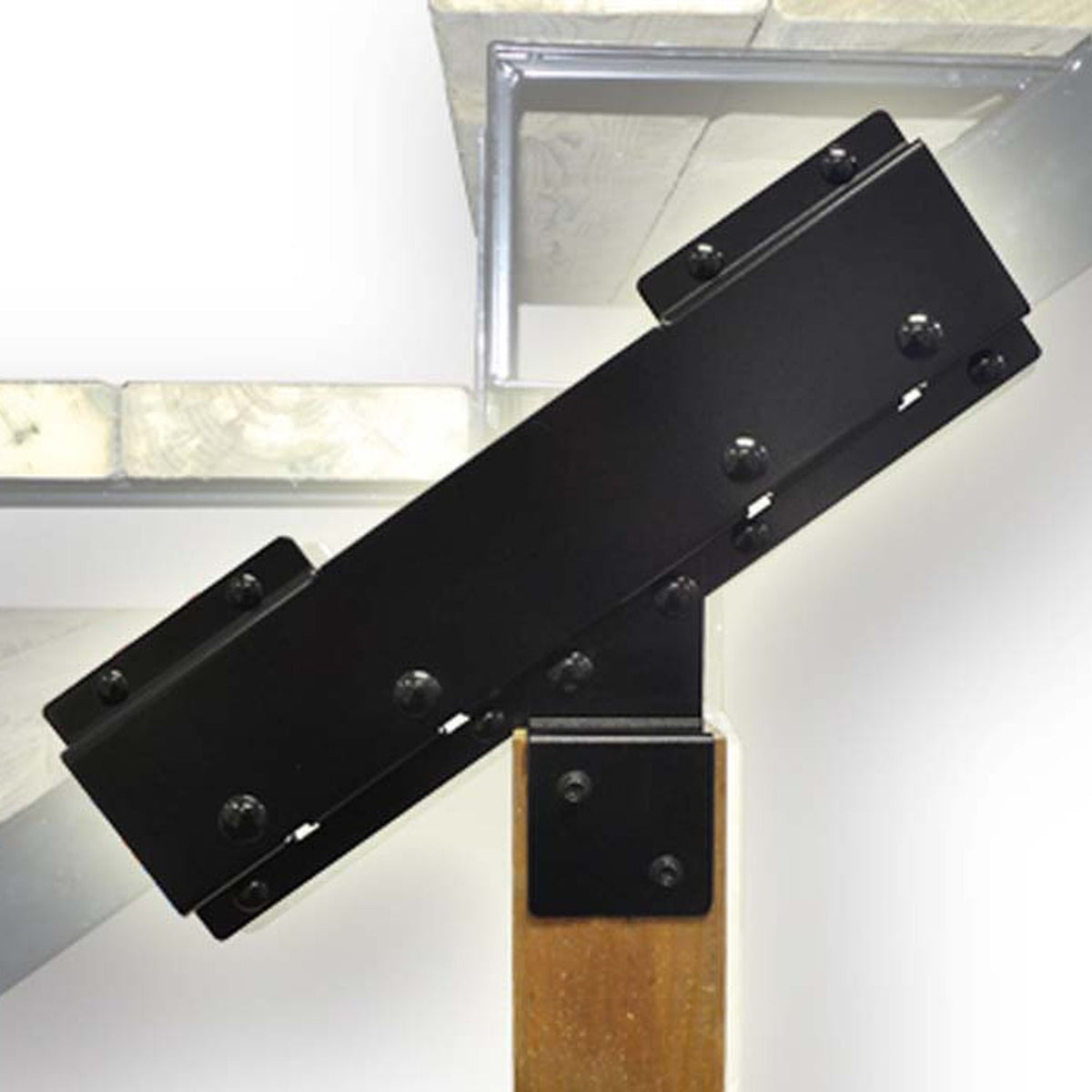 Stringer Repair Brackets Pylex Steel Stair Stringer Connector Bracket | TUDS – The Ultimate Deck ...