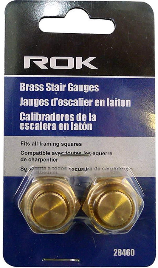 ROK Brass Stair Gauges - The Ultimate Deck Shop